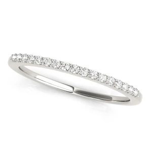 Addy 0.10 Carat Lab-Created Round cut Prong Three Quarter Eternity Diamond Ring