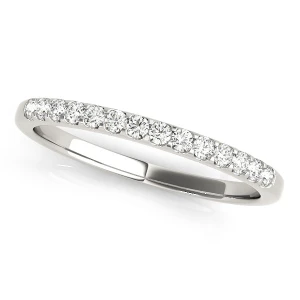 Avelyn Lab-Created Platinum Prong Three Quarter Eternity Diamond Ring