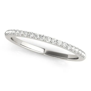 Alycia Lab-Created Platinum Prong Three Quarter Eternity Diamond Ring