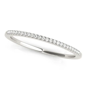 Swayzie Lab-Created Platinum Prong Three Quarter Eternity Diamond Ring
