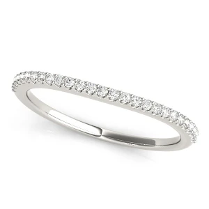 Kelce Lab-Created Platinum Prong Three Quarter Eternity Diamond Ring