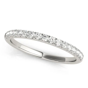 Lilyrose Lab-Created Platinum Prong Three Quarter Eternity Diamond Ring