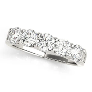 Simone 1.25 - 1.50 Carat Lab-Created Round cut Bar set  5 Stone Diamond Ring