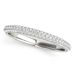 Brinkley Lab-Created Platinum Pave-Set  Diamond Ring