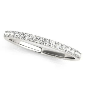 Andy 0.16 Carat Lab-Created Round cut Prong Three Quarter Eternity Diamond Ring
