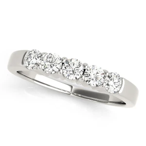 Raquel 0.20 - 2.00 Carat Lab-Created Round cut 4 Prong  5 Stone Diamond Ring