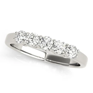 Dalia 0.25 - 2.00 Carat Lab-Created Round cut 4 Prong  5 Stone Diamond Ring