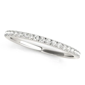 Raha 0.20 Carat Lab-Created Round cut Prong Three Quarter Eternity Diamond Ring