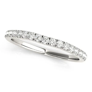 Layal 0.33 Carat Lab-Created Round cut Prong Three Quarter Eternity Diamond Ring