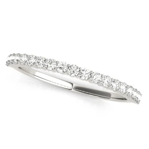 Alayiah 0.33 Carat Lab-Created Round cut Prong Three Quarter Eternity Diamond Ring