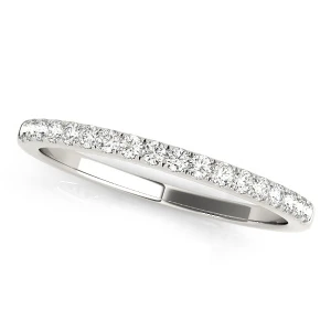 Amera 0.12 Carat Lab-Created Round cut Prong Three Quarter Eternity Diamond Ring