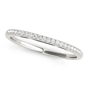 Aanvi 0.10 Carat Lab-Created Round cut Prong Three Quarter Eternity Diamond Ring