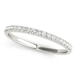Arianne 0.12 Carat Lab-Created Round cut Prong Three Quarter Eternity Diamond Ring