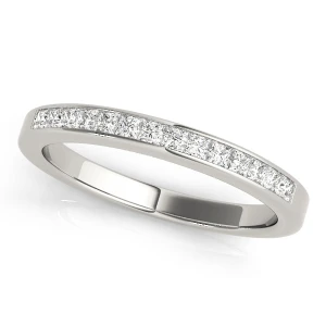 Seneca Lab-Created Channel-Set  Diamond Ring