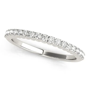 Keari 0.25 Carat Lab-Created Round cut Prong Three Quarter Eternity Diamond Ring