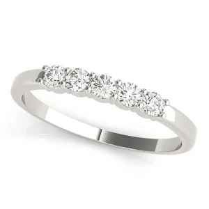 Yamileth 0.05 - 2.50 Carat Lab-Created Round cut 4 Prong  5 Stone Diamond Ring