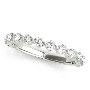 Lisbeth Lab-Created Prong Three Quarter Eternity Diamond Ring
