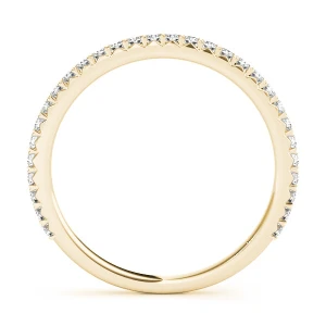 Srinika Lab Grown Rose Gold Prong Three Quarter Eternity Diamond Ring