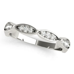 Cailey Lab-Created Prong Three Quarter Eternity Diamond Ring