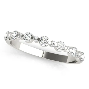 Hudsyn Lab-Created Prong Three Quarter Eternity Diamond Ring