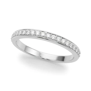 Jessenia Natural Prong Three Quarter Eternity Diamond Ring