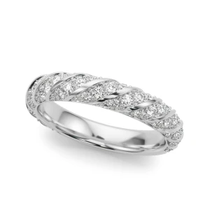  Custans Lab-Created Round cut Diamond for Women Wedding Ring