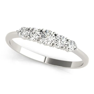 Charlene 0.25 Carat Lab-Created Round cut Prong 5 Stone Diamond Ring