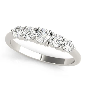 Sinai 0.45 Carat Lab-Created Round cut Prong 5 Stone Diamond Ring