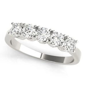 Giovanna 0.25 - 1.00 Carat Lab-Created Round cut 4 Prong  5 Stone Diamond Ring