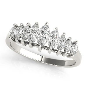 Heavenlee Lab-Created Diamond White Gold Prong-Set 