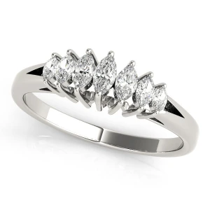 Rayanna Lab-Created Marquise cut Prong-Set 7 Stone Diamond Ring
