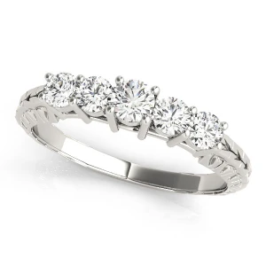 Ryann Lab-Created Prong 5 Stone Diamond Ring