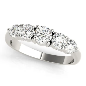 Solana Lab-Created 4 Prong 5 Stone Diamond Ring