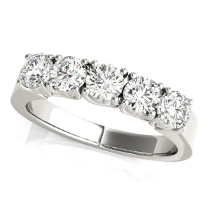 Yamileth Lab-Created 4 Prong 5 Stone Diamond Ring