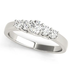 Alianna Lab-Created Prong 5 Stone Diamond Ring