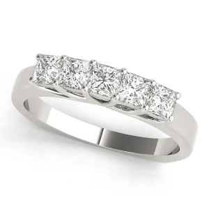 Tinslee Lab-Created White Gold Prong-Set  Diamond Ring