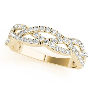 Cyma Natural Yellow Gold Diamond for Women Wedding Ring
