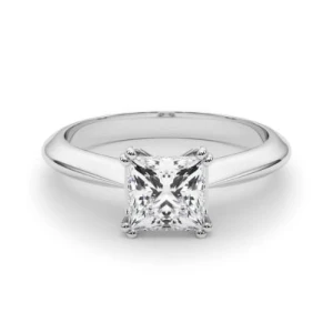 Drea Lab-Created Diamond Princess cut Double Prong  Classic Solitaire Engagement Ring