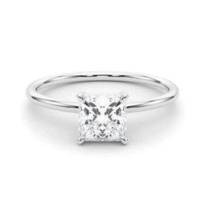 Dollie Lab-Created Platinum 4 Prong Solitaire Diamond Ring