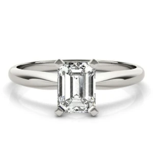 Dally Natural 4 Prong Solitaire Diamond Ring