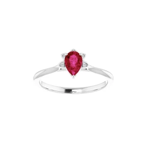 Xuri Natural Ruby Yellow Gold 