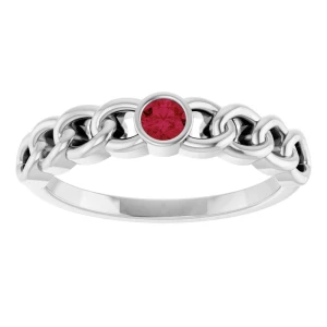 Zorah Lab Grown Ruby Yellow Gold 
