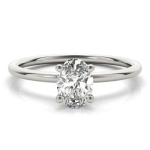 Nalyssa White Gold 4 Prong Diamond Ring