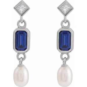 Talie Blue Sapphire Silver 