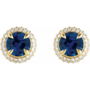 Tammara Blue Sapphire Yellow Gold 