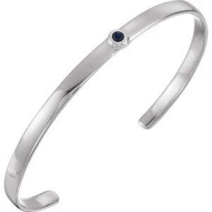 Taneisha Blue Sapphire Silver  Bracelet