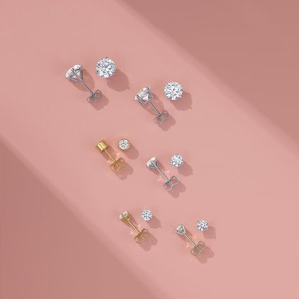 Stud earrings