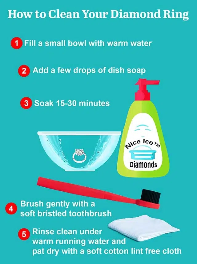 How to Clean Your Diamond Engagement Ring At Home?