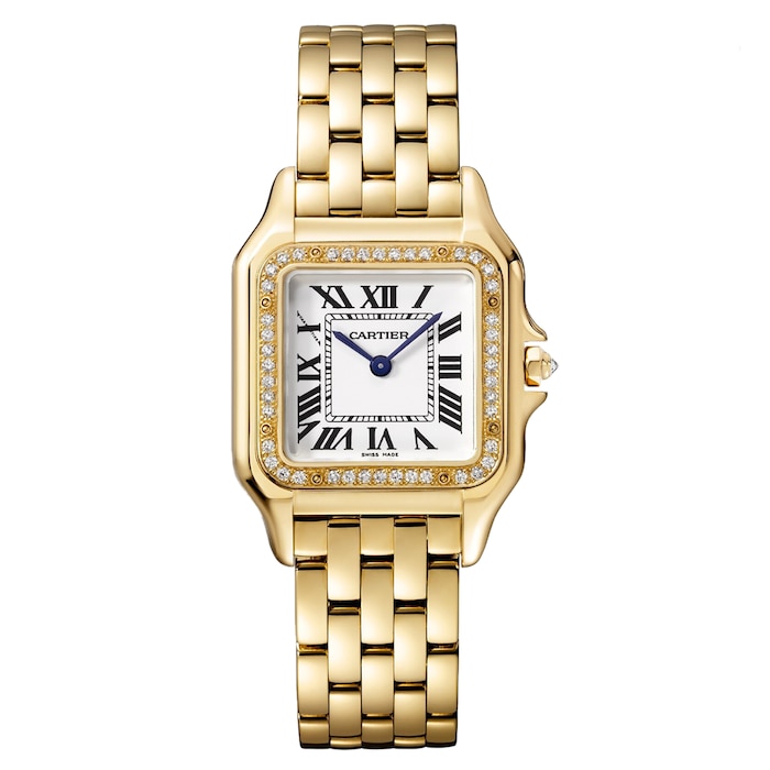 Panthere De Cartier Watch, Medium Model, Quartz Movement, Yellow Gold