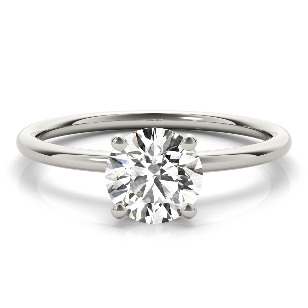 0.20 - 5.00 Carat Natural Round Cut Diamonds Solitaire Engagement Ring